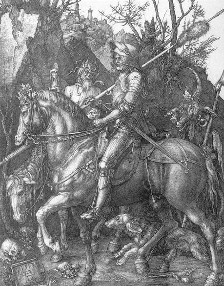 Albrecht Durer Knight, Death and the Devil